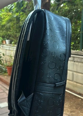 Guess Siyah Deri Kadın Sırt Çantası - Görsel 5