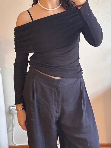 Zara Straplez Bluz