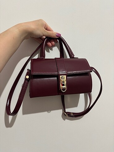 Bershka Bordo çanta
