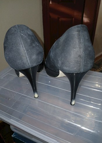 38 Beden siyah Renk Siyah Yılan Desenli Stiletto Kadın Ayakkabı