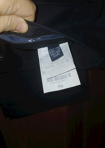 Erkek Siyah Klasik Kesim Takım Elbise kip 56 beden - Görsel 6