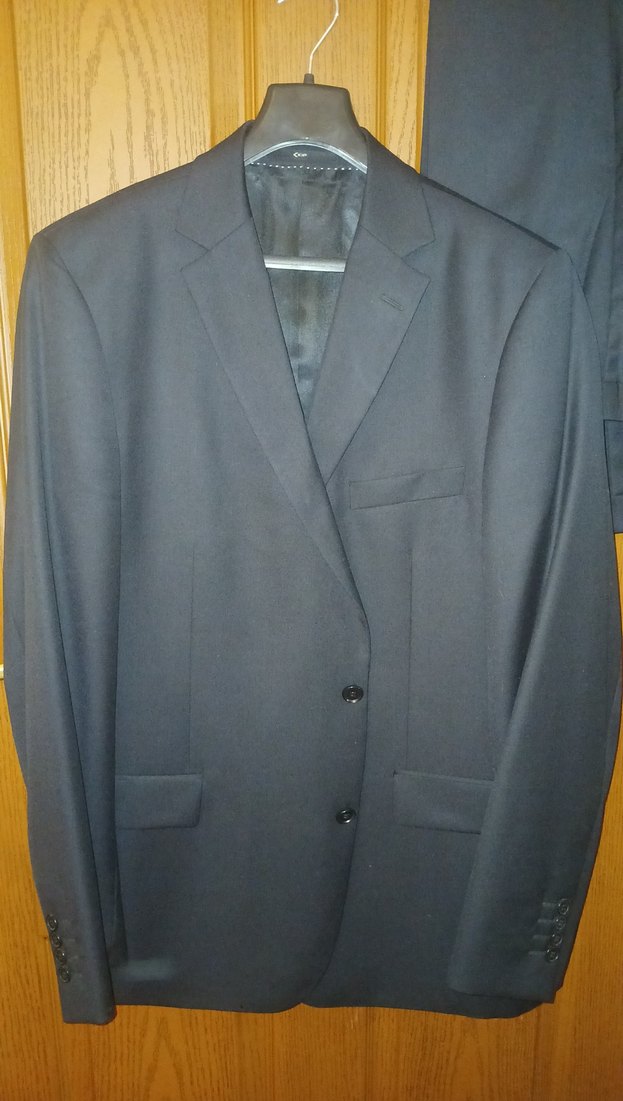 Erkek Siyah Klasik Kesim Takım Elbise kip 56 beden - Görsel 2