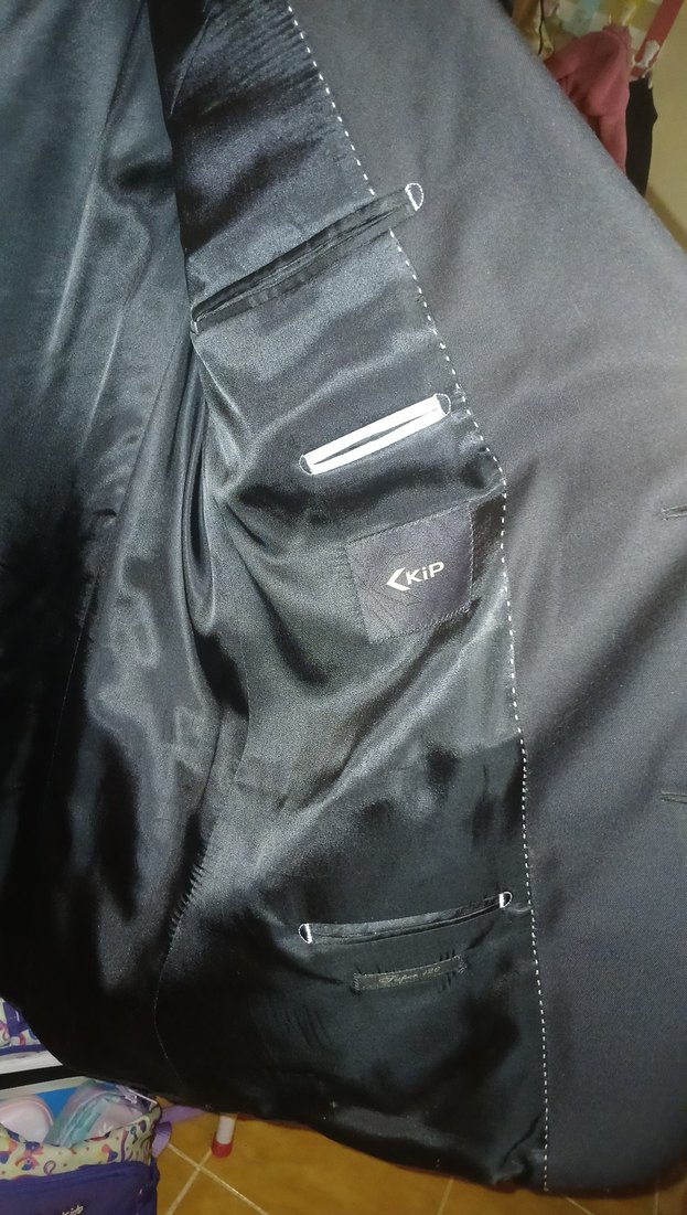 Erkek Siyah Klasik Kesim Takım Elbise kip 56 beden - Görsel 3