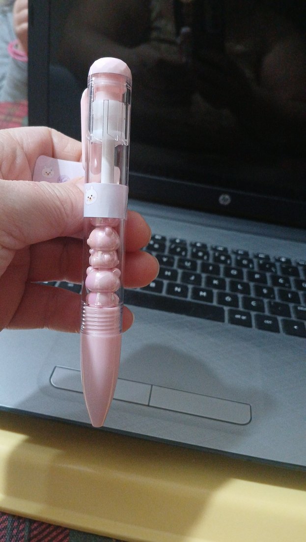 Pembe pastel tükenmez kalem - Görsel 2