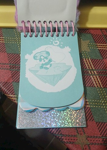 Renkli Peluş Hayvanlı Defter - Görsel 2