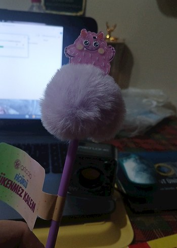 Pembe Figürlü Tükenmez Kalem - Görsel 5