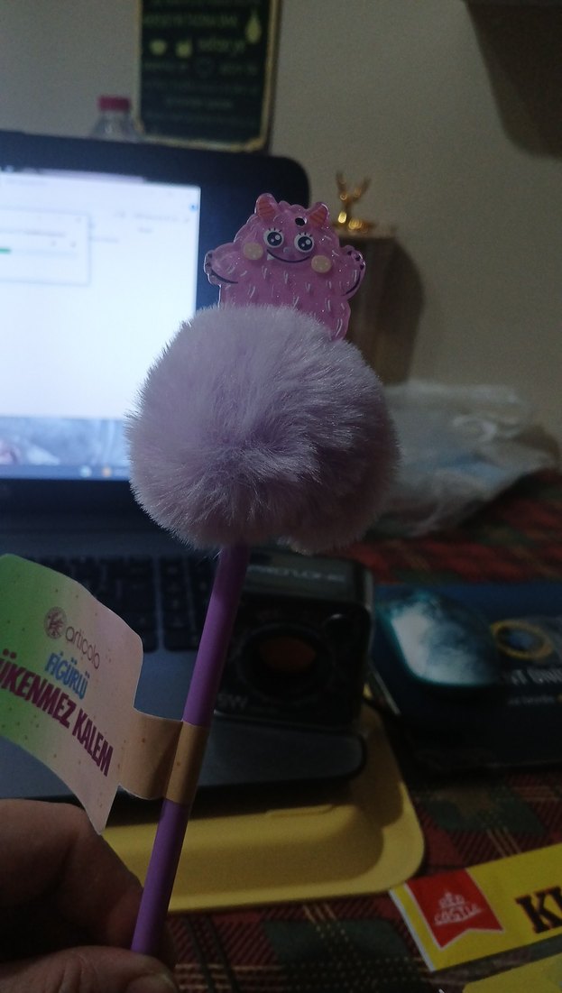 Pembe Figürlü Tükenmez Kalem - Görsel 5