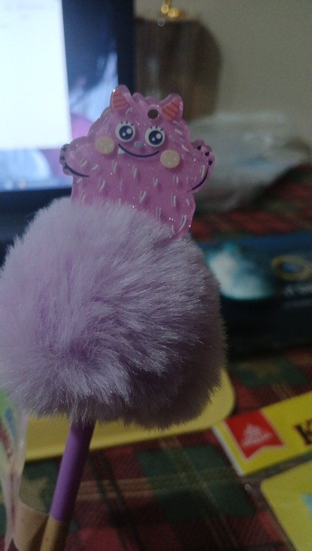 Pembe Figürlü Tükenmez Kalem - Görsel 2