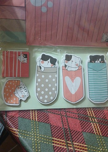 Pastel Renkli Kahverengi Kedi Temalı Aksesuar - Görsel 4