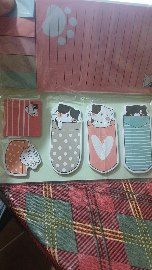 Pastel Renkli Kahverengi Kedi Temalı Aksesuar - Görsel 4