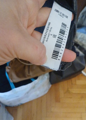 Gri Kemerli Kadın Denim Ceket - Görsel 6