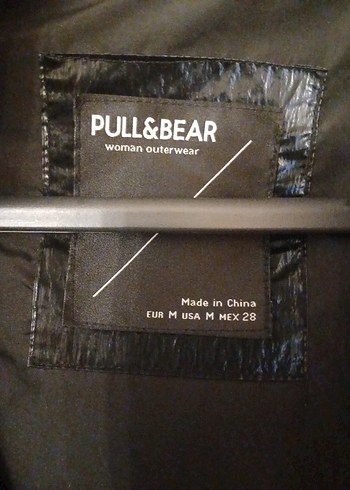 Düğmeli Siyah Deri Kadın Mont - Görsel 2