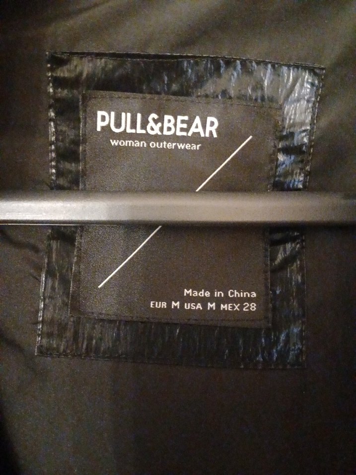 Düğmeli Siyah Deri Kadın Mont - Görsel 2