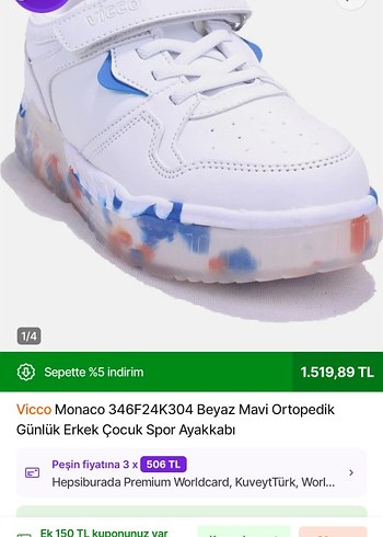 35 Beden beyaz Renk Kız Çocuk Beyaz Bağcıksız Spor Ayakkabı
