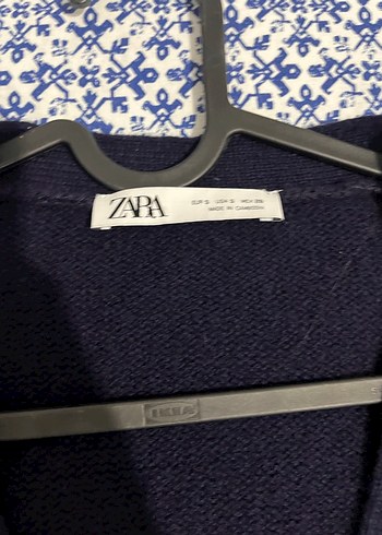 Düğmeli Lacivert Kadın Hırka - Görsel 2