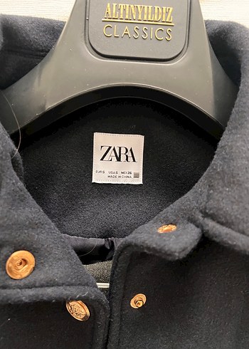 Düğmeli Lacivert Midi Kadın Kaban - Görsel 4