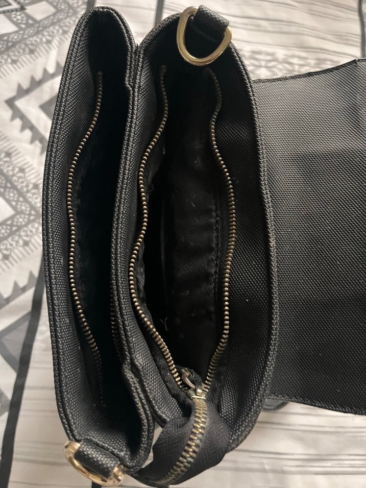 Kadın Siyah Deri Sırt Çantası - Görsel 5