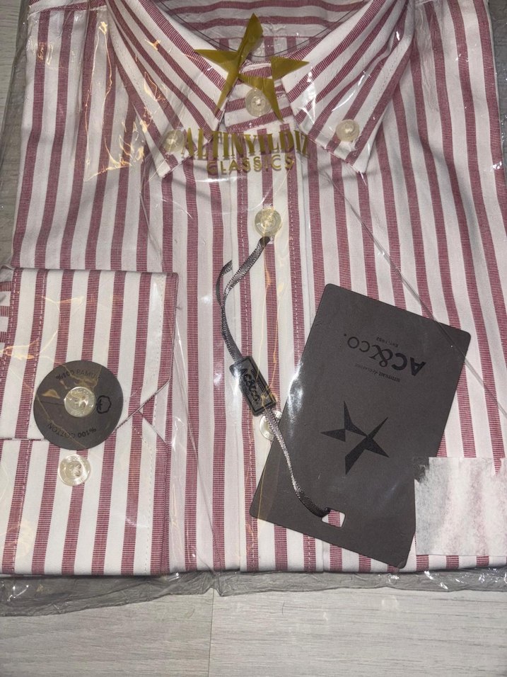 Altınyıldız M Beden Çizgili Gömlek - Görsel 2