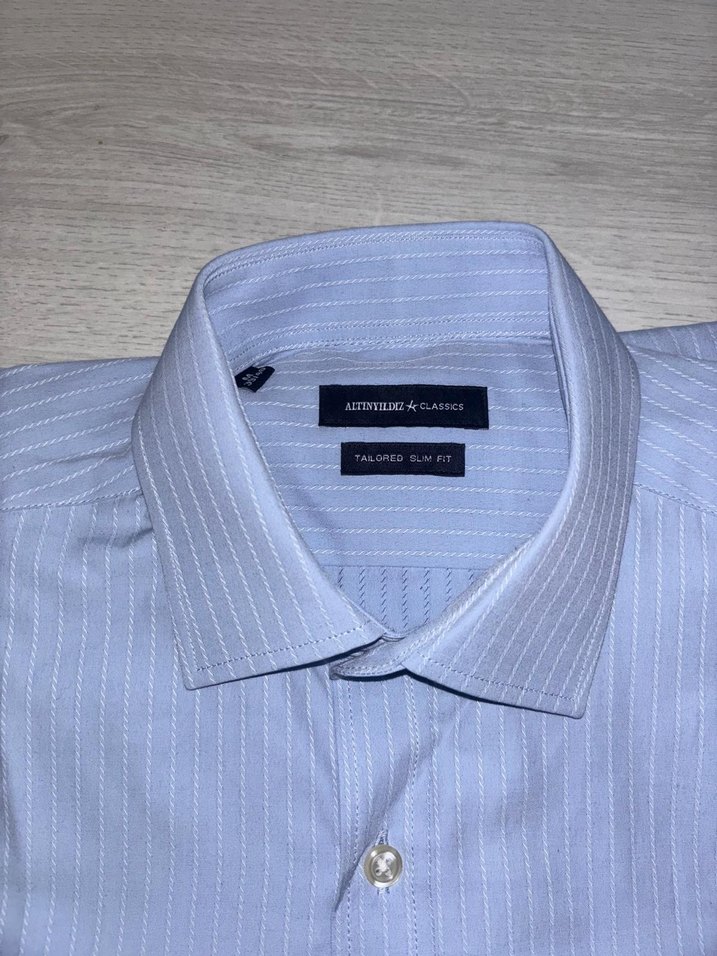Altınyıldız M beden Mavi Gömlek - Görsel 2