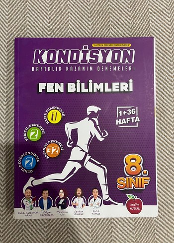 8. Sınıf Fen Bilimleri Kondisyon Denemeleri 1+36 Hafta