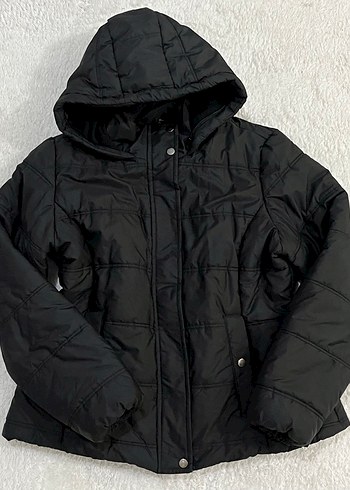 LCW Siyah Kadın Kışlık Mont - Görsel 2