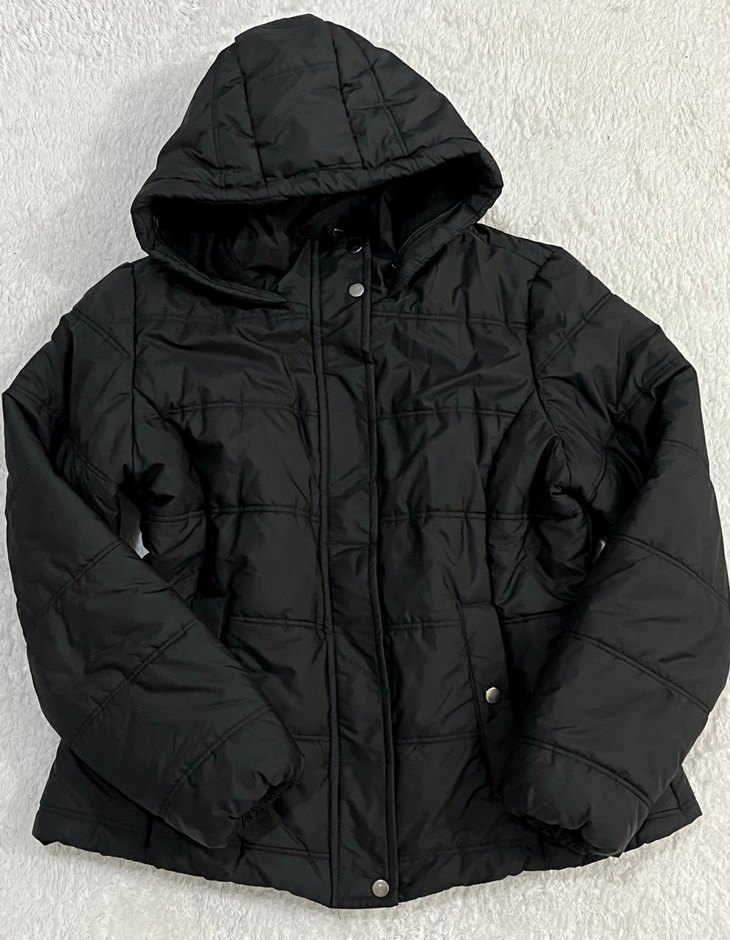 LCW Siyah Kadın Kışlık Mont - Görsel 2