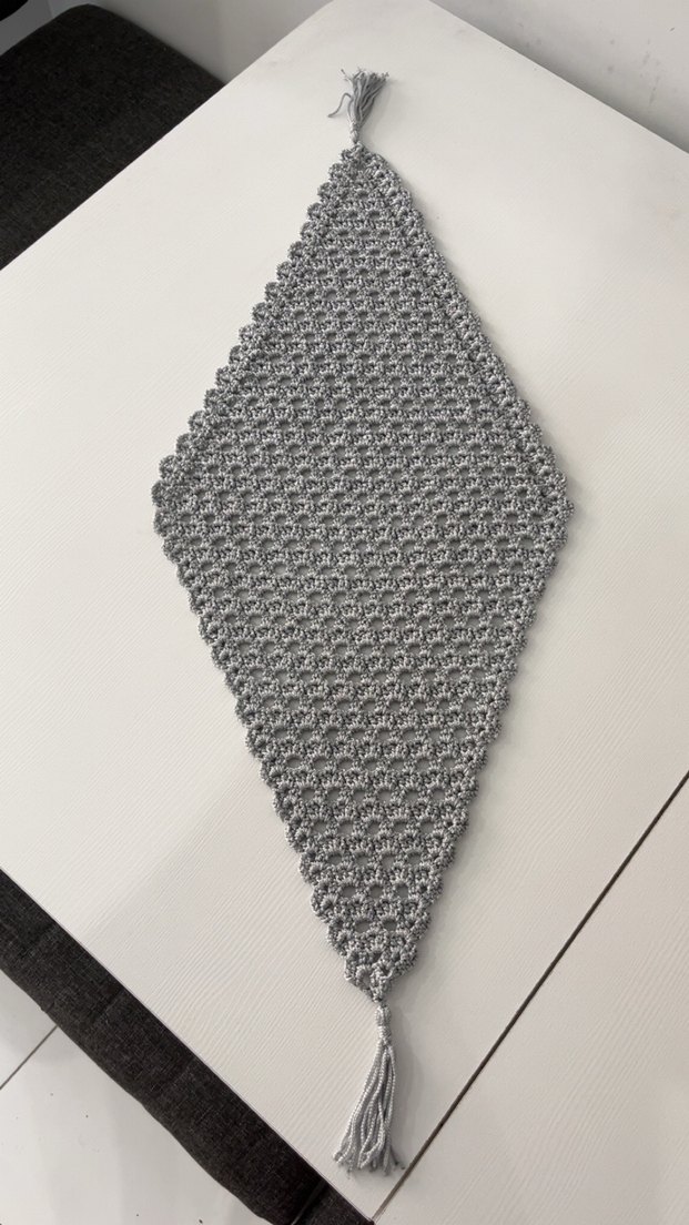 Gri El örgüsü Runner - Görsel 2