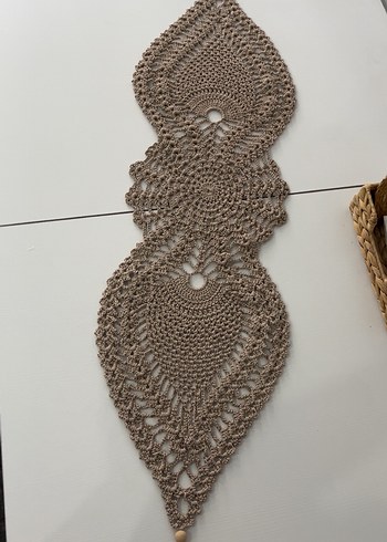 Bohem Tarzı El Örgüsü Runner - Görsel 2