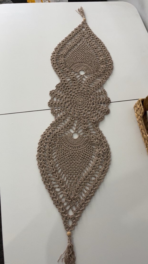 Bohem Tarzı El Örgüsü Runner - Görsel 2