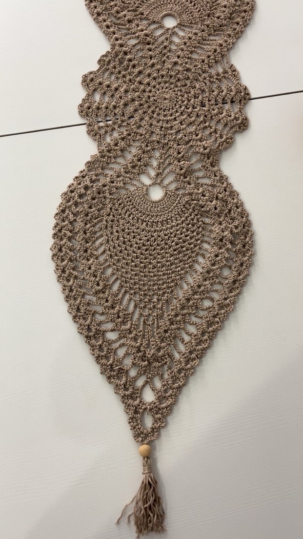 Bohem Tarzı El Örgüsü Runner - Görsel 3