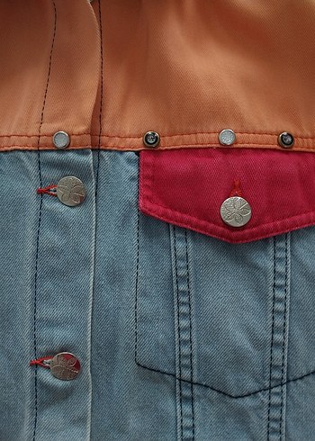 Renkli Kot Ceket - Görsel 5