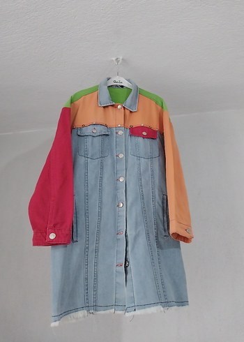 Renkli Kot Ceket - Görsel 3