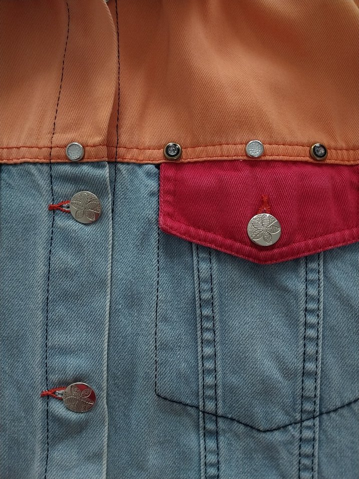 Renkli Kot Ceket - Görsel 5