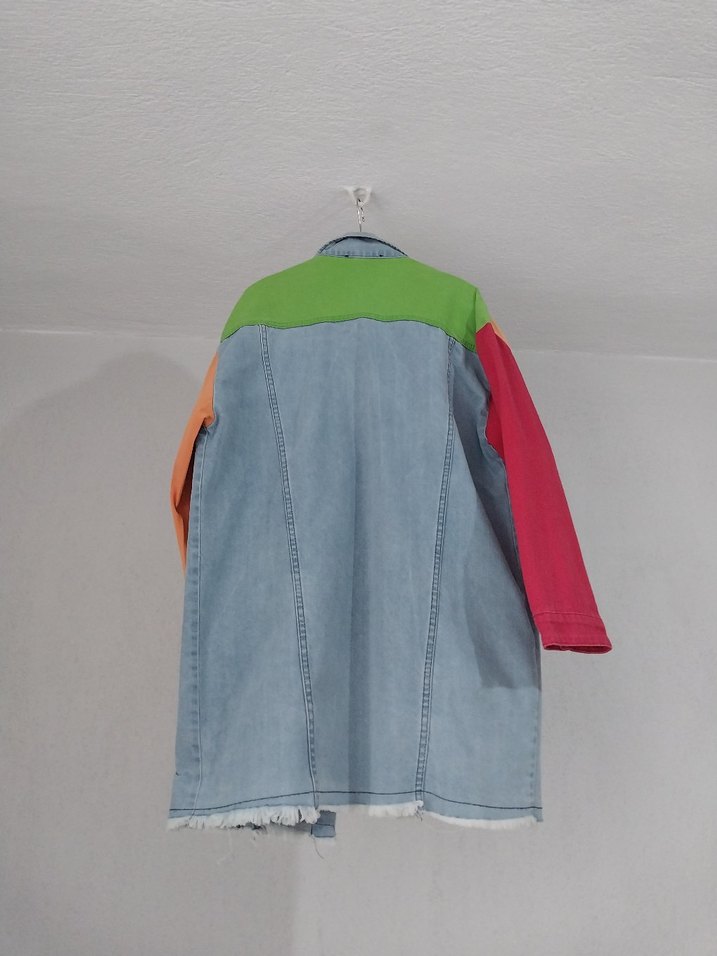 Renkli Kot Ceket - Görsel 2