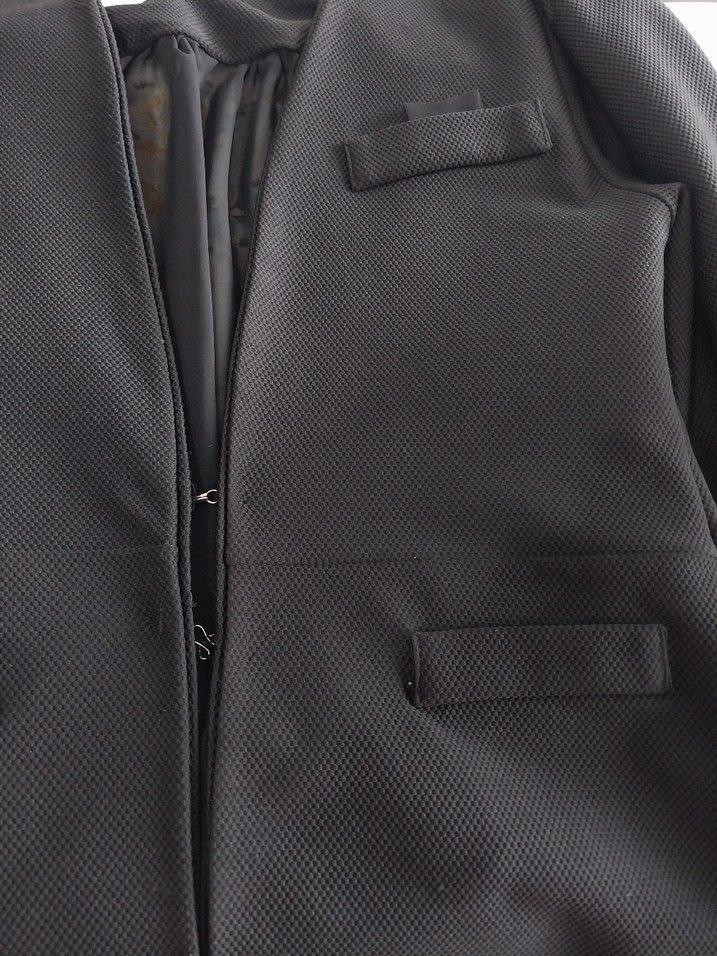 Siyah Mini Blazer - Görsel 4