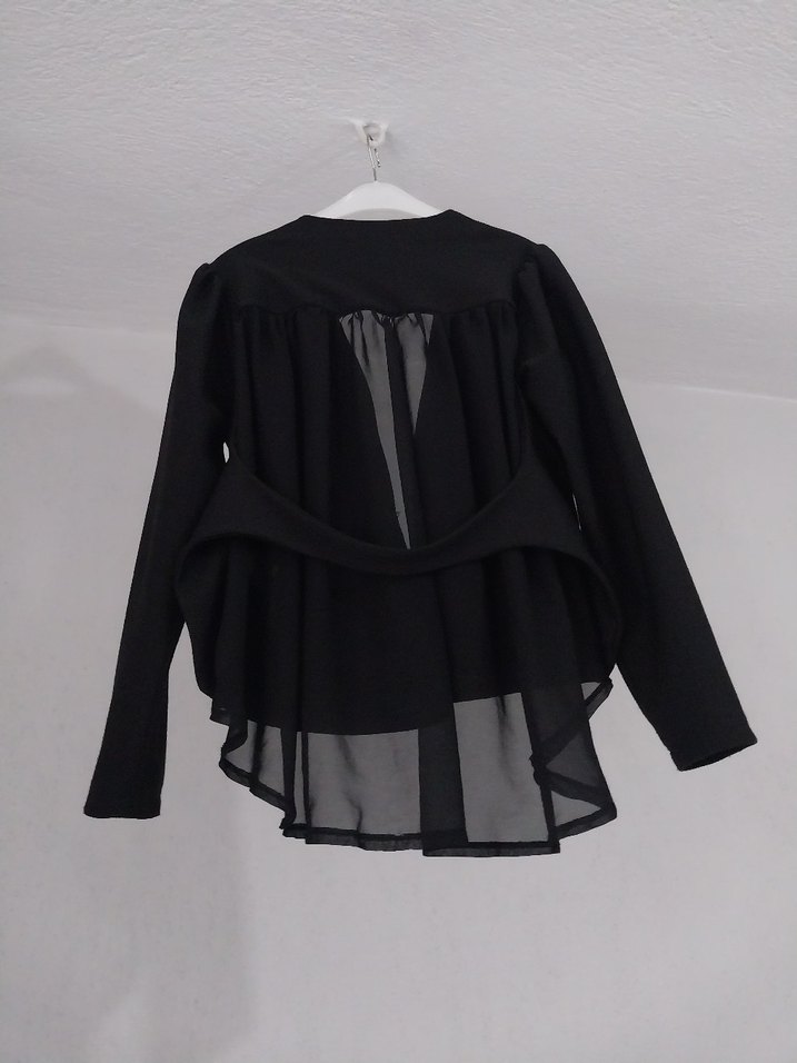 Siyah Mini Blazer - Görsel 2