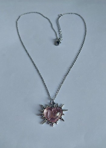 Dikenli Kalp Kolye - Görsel 5