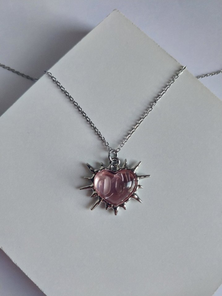 Dikenli Kalp Kolye - Görsel 2