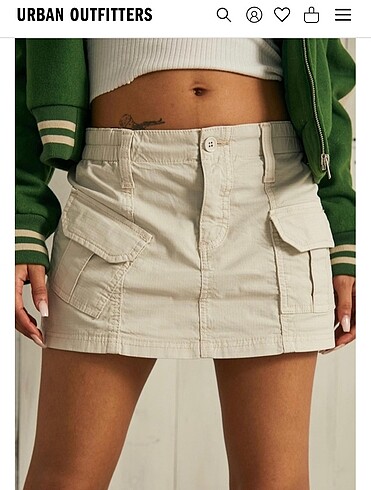 Urban Outfitters Kargo Etek