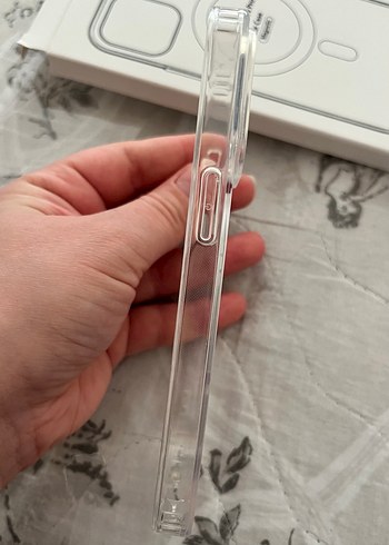 İphone 14 Pro magnetic magsafe özellikli sert şeffaf kılıf - Görsel 3