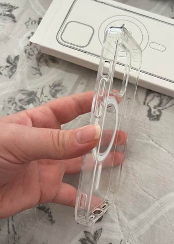 İphone 14 Pro magnetic magsafe özellikli sert şeffaf kılıf - Görsel 2