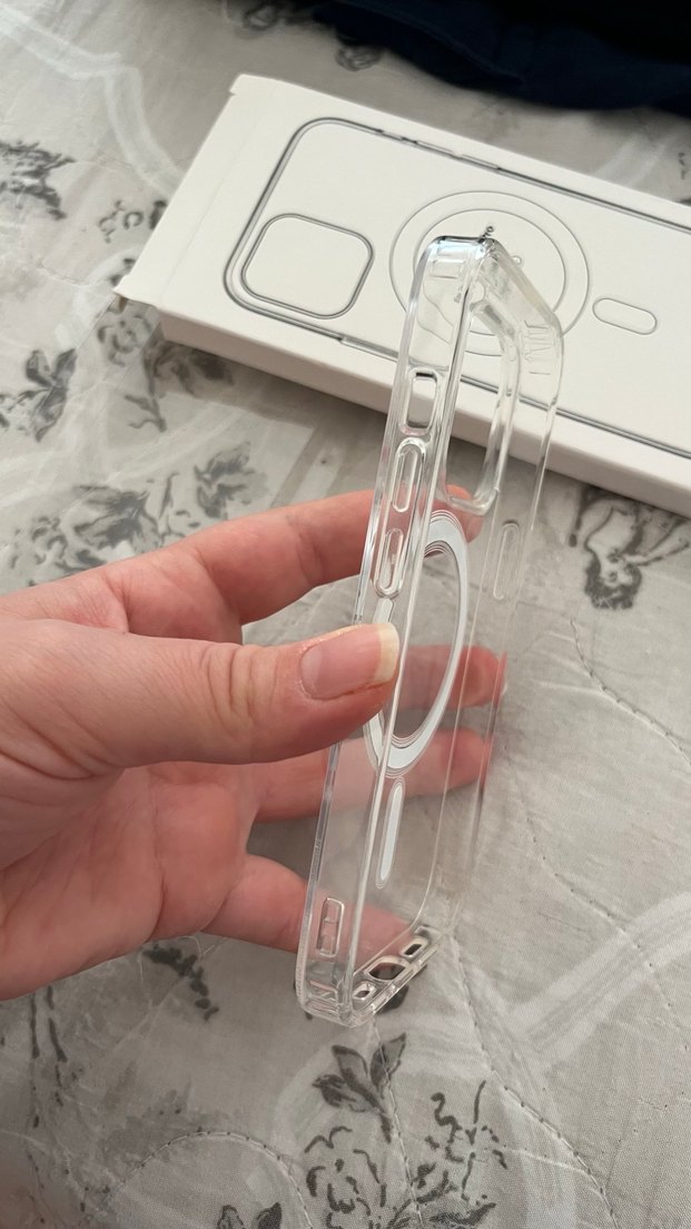 İphone 14 Pro magnetic magsafe özellikli sert şeffaf kılıf - Görsel 2