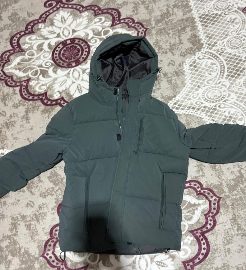 Erkek kapşonlu mont - Görsel 4