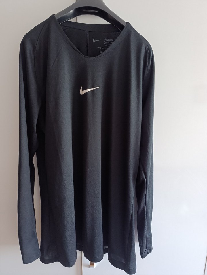 Nike Siyah Erkek Uzun Kollu Tişört - Görsel 2