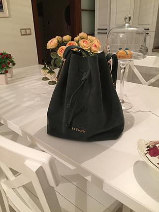 xs Beden yeşil Renk #Beymen haki çanta