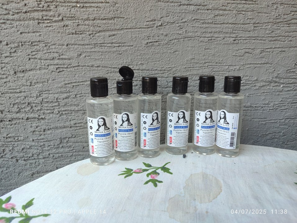 6 Adet Mona Lisa sıvı puzzle yapıştırıcısı - Görsel 2