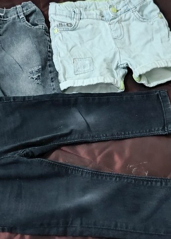 24-36 Ay Beden gri Renk Gri Erkek Çocuk Kot Pantolon