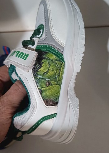 26 Beden Erkek Çocuk Renkli Cırtlı Spor Ayakkabı