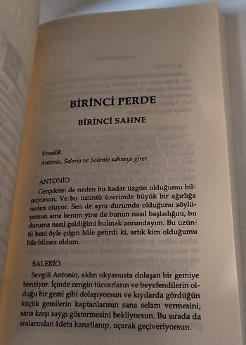 Beden Renk William Shakespeare - Venedik Taciri