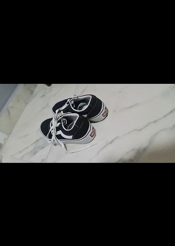 37 Beden siyah Renk Vans Ua Old Skool Platform Siyah Beyaz Kadın Spor Ayakkabı